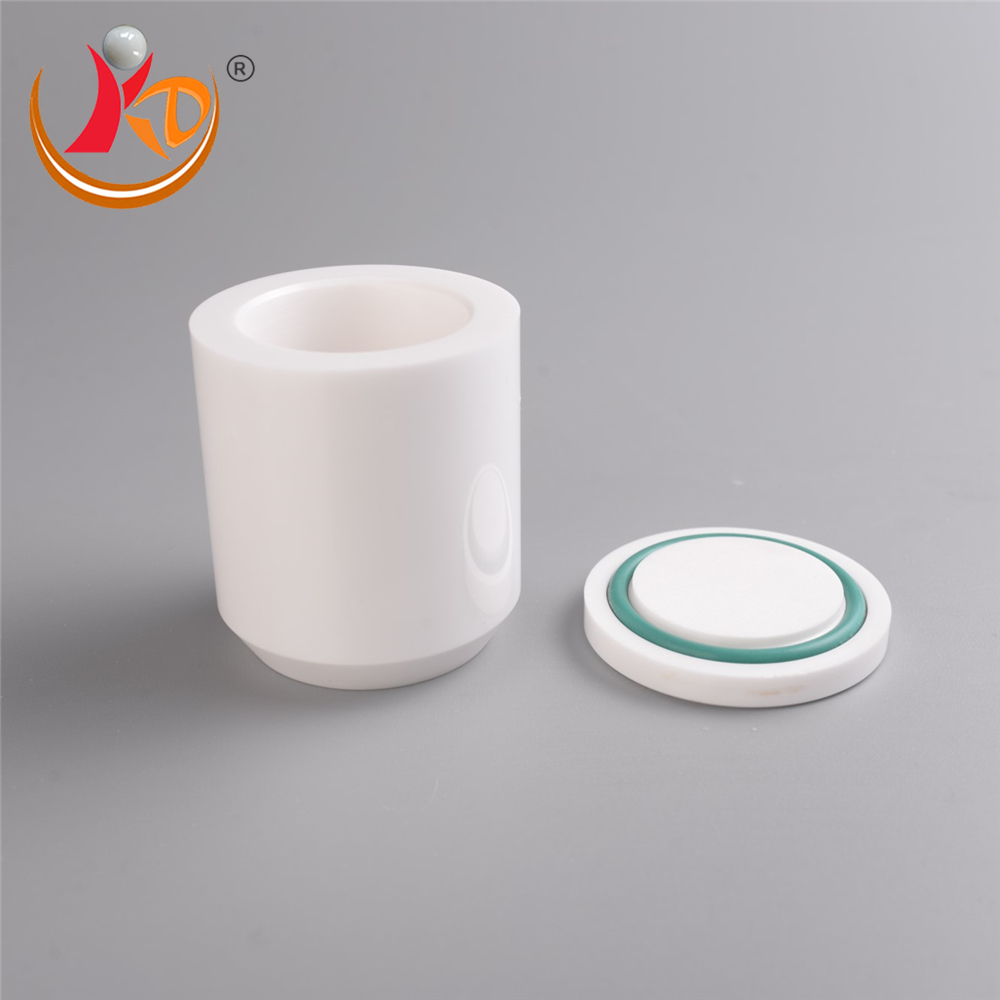 FRITSCH bal mill accessories supplier : Zirconia Grinding Set 100ml with zirconia grinding mortar