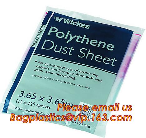 Plastics pe protective drop cloth, plastic protective drop cloth, Plastic