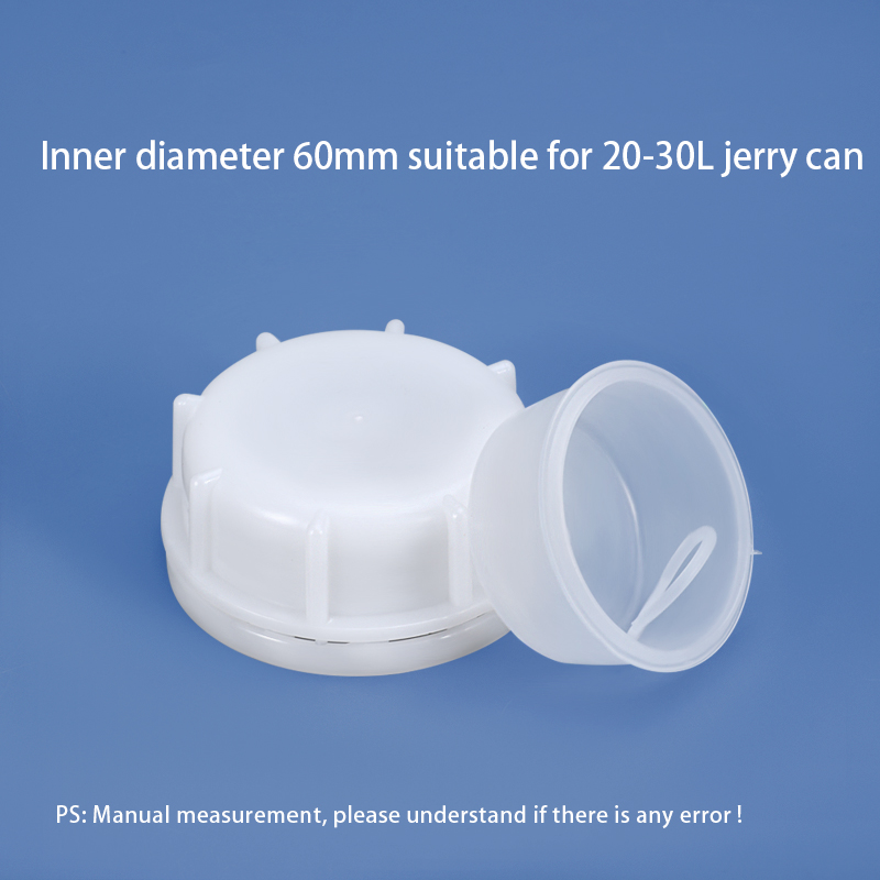 Professional IBC 60mm Plastic Lid Dust Cover With HDPE Gasket For 20-30L Jerry Can Made