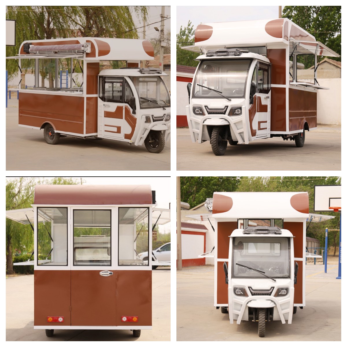 External Power Supply Electric Tricycles for Mobile Food Truck and Drink Business