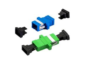  Fiber Optical Adapter Singlemode Simplex Fiber Optic Adapter SC APC Manufactures
