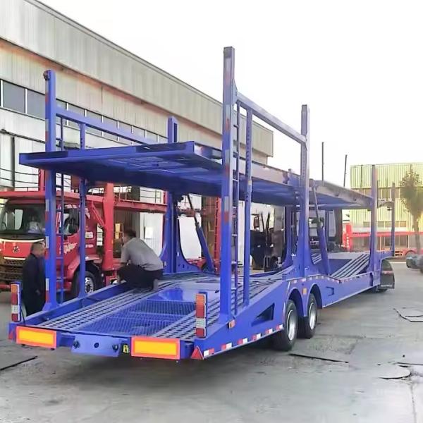 CIMC Heavy Duty 3 Axles Car Transport Semi Truck Trailer Car Carrier Trailer