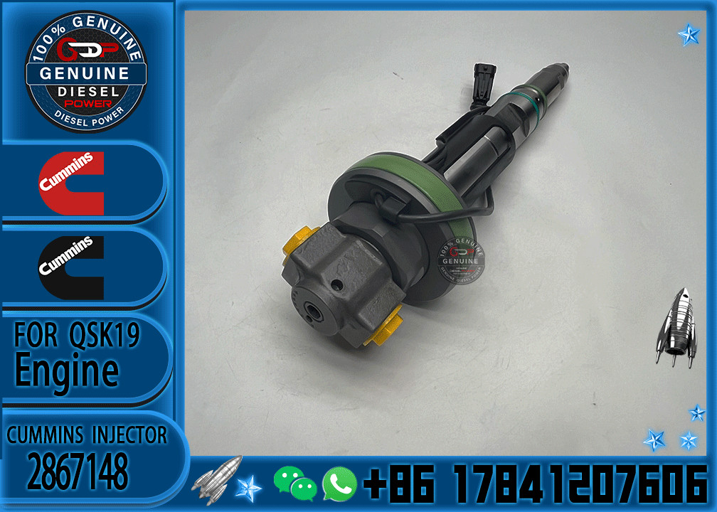 Fuel Injector Y431K05392 2867147 2867147NX 2867148 F00BJ00000 F00BJ00001 For CUMMINS QSK19 QSK38 QSK50 QSK60 Engine