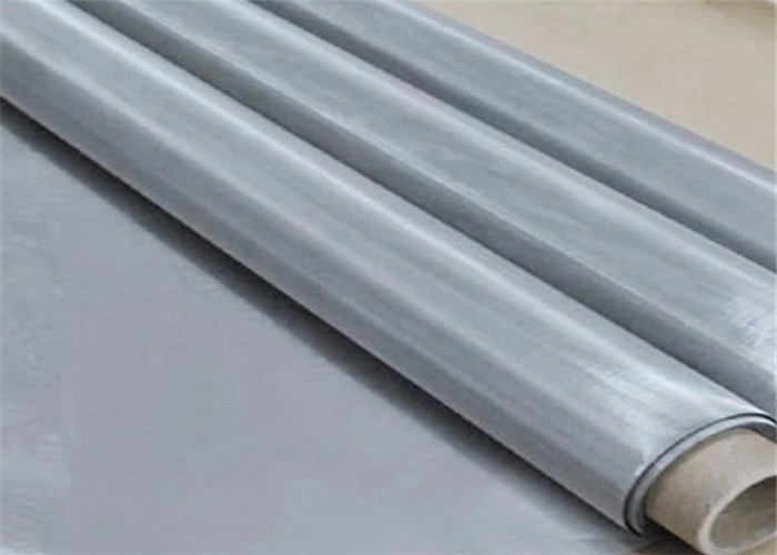 304 Woven Stainless Steel Crimped Wire Mesh Square Hole For 1-2m Width