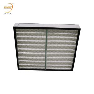 Pleated Panel Washable Wave Mesh Pre Filter for Clean Room Air Condition
