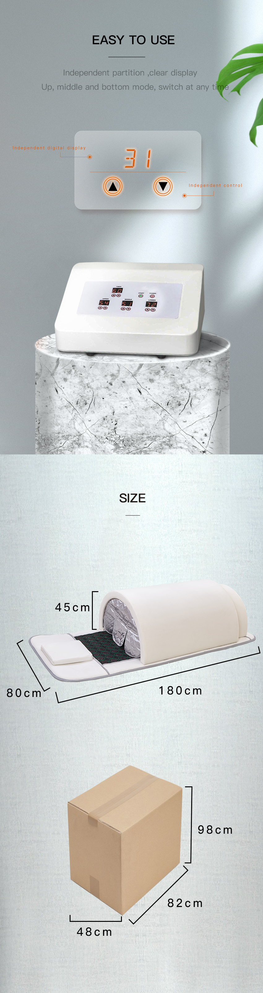 Beauty Salon Aurora Dome Sauna Tourmaline Germanium Infrared Capsule Sweating Detox