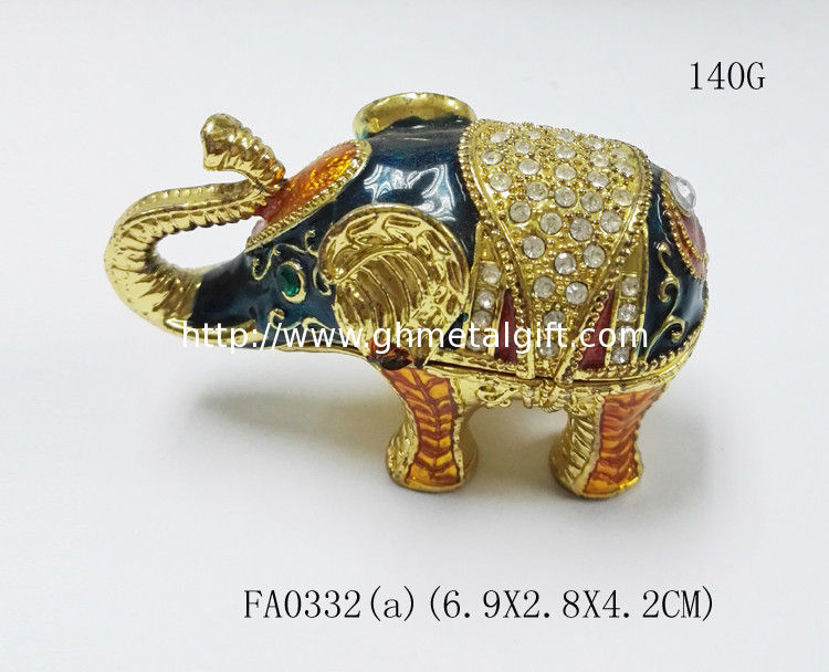 Indian elephant decorated Custom Made Jewelry Boxes animal gift box for jewelry wedding gift