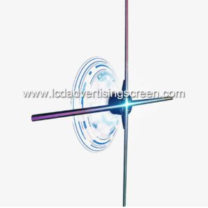 Advertising 3D Hologram Showcase / 3D Holographic Fan Wifi Version 100cm LED