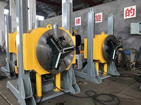 Hydraulic Lifting Pipe Turning Welding Rotary Positioner / Automatic Welding