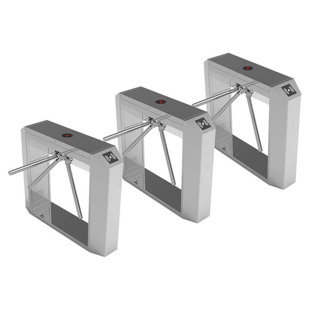 Stainless Steel Security Tripod Turnstile Gate For Middle Lane TR201