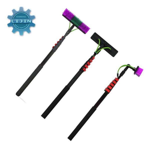 High Stiffness 100% 3K Carbon Fiber Telescopic Pole Water Fed Adjustable