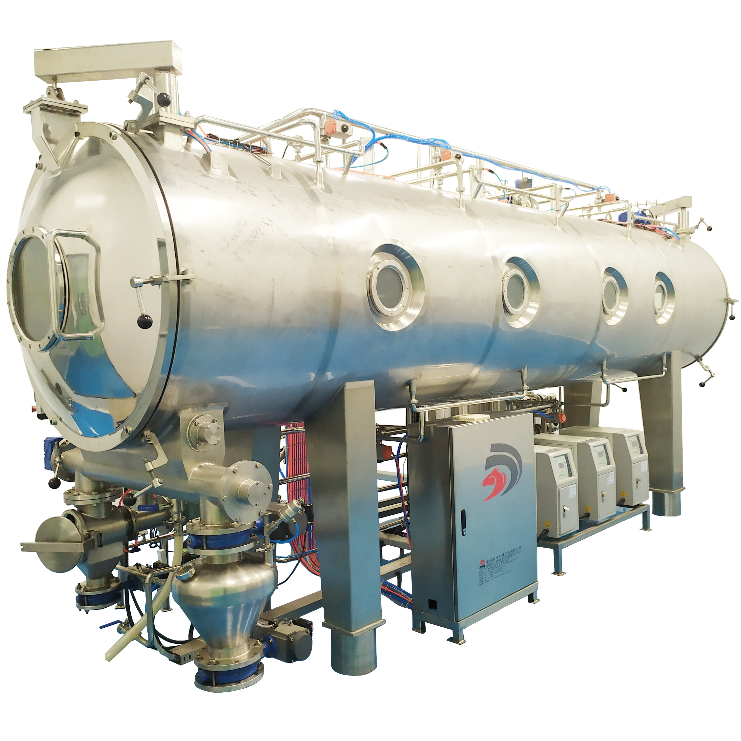 Pharmacy Food Industry Vacuum Belt Dryer SS316L Vacuum Band Dryer