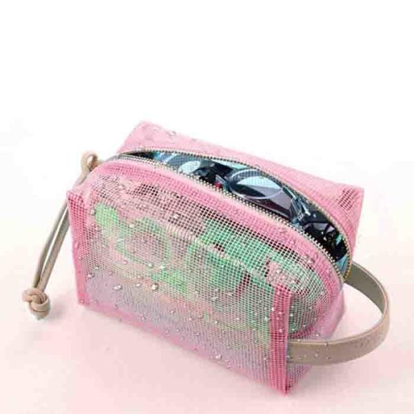 Family Personalised Toiletry Bag Washable 2 Layers Soft Mesh Fashionable Space