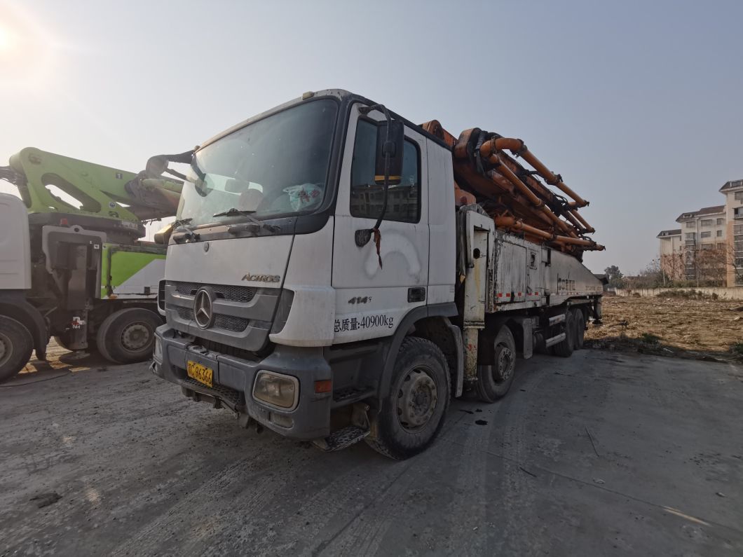 Zoomlion 52meter Good Price Pump Used Machinery Truck Mounted Concrete Boom Pump