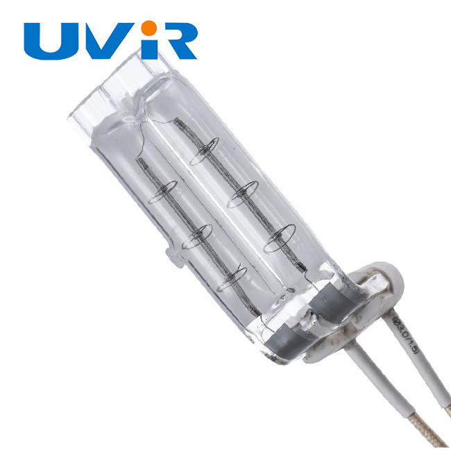 150-6000w Quartz Glass 3d Shape L Type White Coating Infrared Lamp