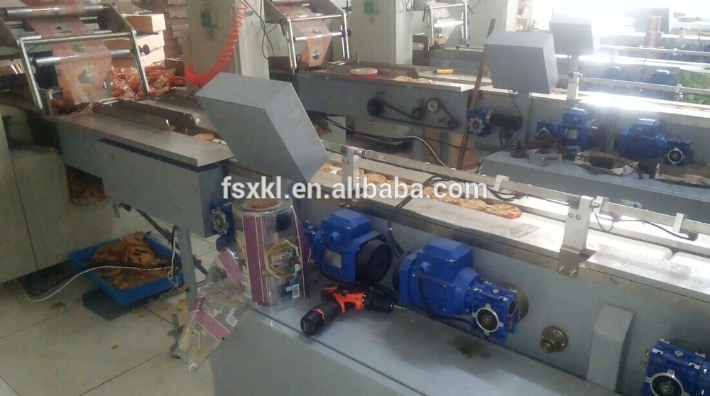 full automatic fresh bread/bagel/cookies packaging line