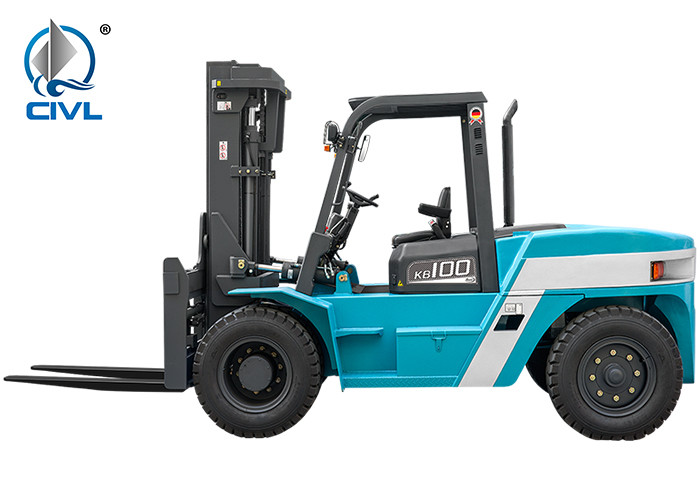 6/7/8/10 ton Diesel Internal Combustion Counterbalanced Forklift Pneumatic Tire IC Forklifts