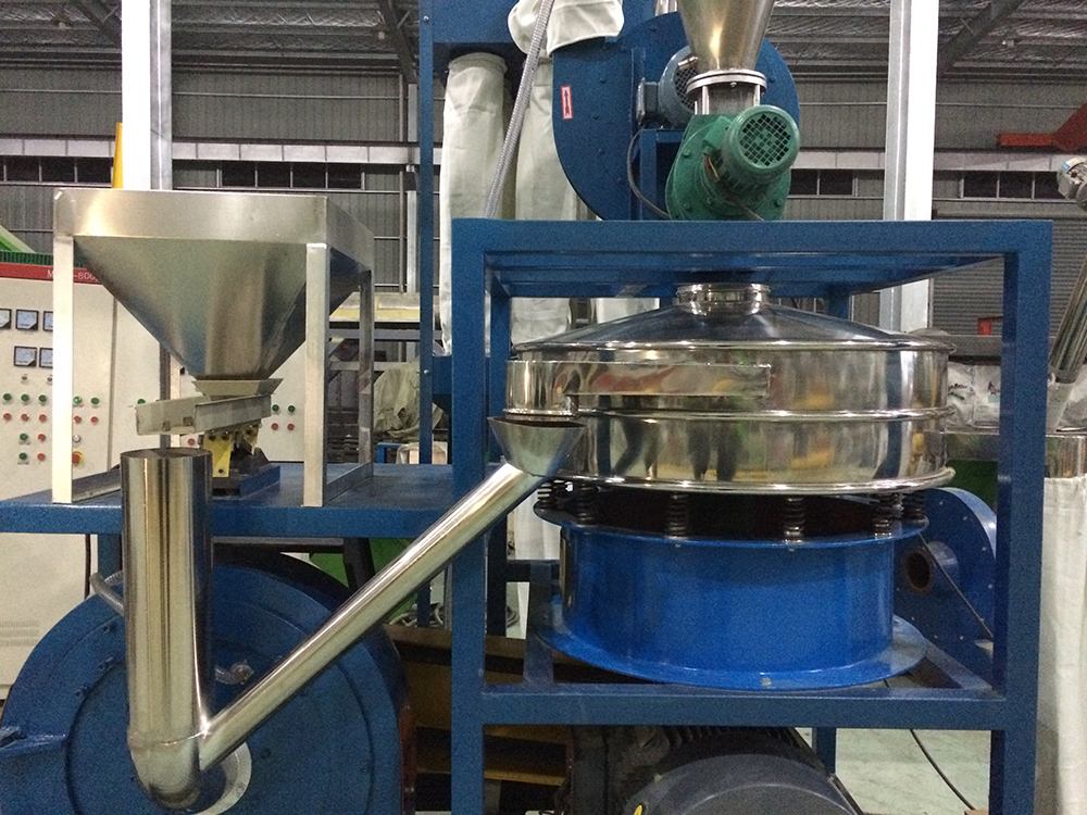 100-1000kg/H PVC Pulverizer Machine PP PE Plastic Powder Milling Machine