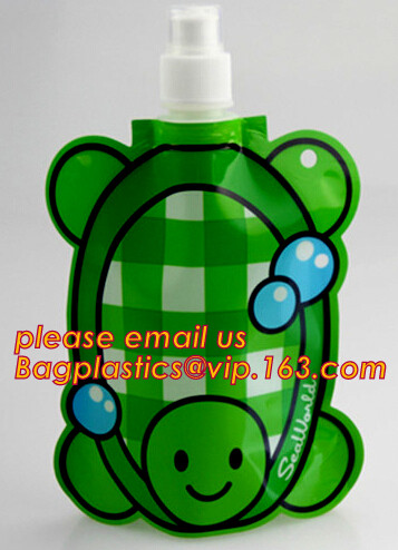 Customized Climbing Printed BPA Free Foldable T-shirt Shaped Bottle Collapsible Water Bottle Bag,250ml-600ml Foldable Co