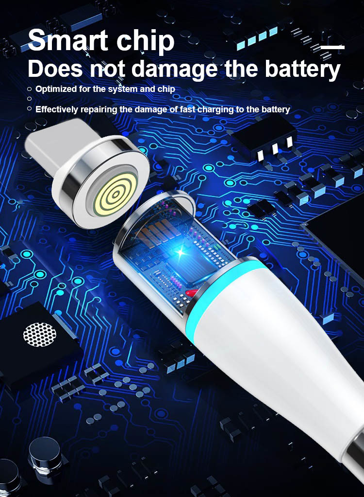 Fast 5A USB2.0 Magnetic Charging Cable For IPhone Micro Type C