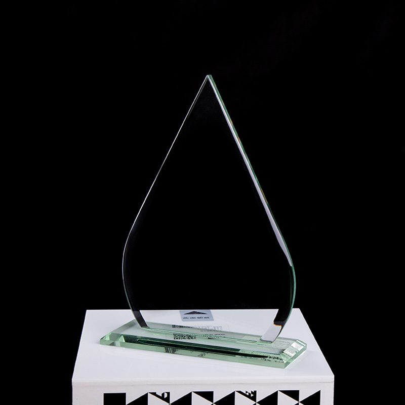 Safe Package Sport Golf Club Customizable Football Medal Transparent Glass Trophy Cup