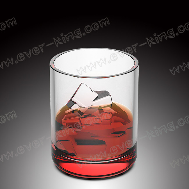 Smooth Round Whisky Glass Cup ISO Certificated