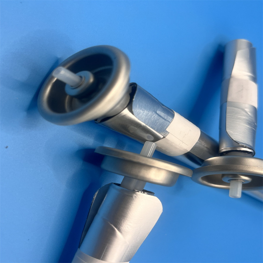 Custom Plastic Cylinder Aerosol Valve with Leak Free Bag On Valve Technology and Good Sealing -20-60.C Temperature.