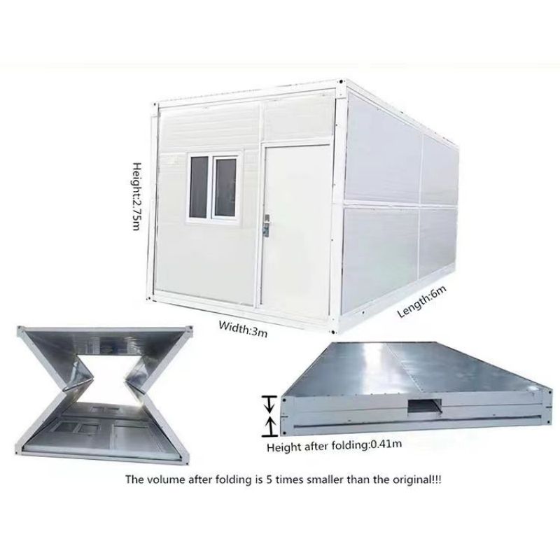 20ft Hotel Foldable Tiny Office Container House with Portable and Fast Build Features