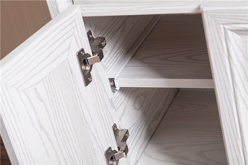Floor Mounted Bathroom Sinks And Vanities White / Brown / Cream Wooden Grain