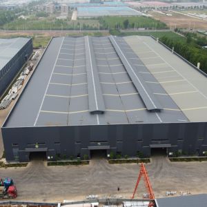 Prefab Steel Structure Warehouse with 50-Year Lifespan CE Certified