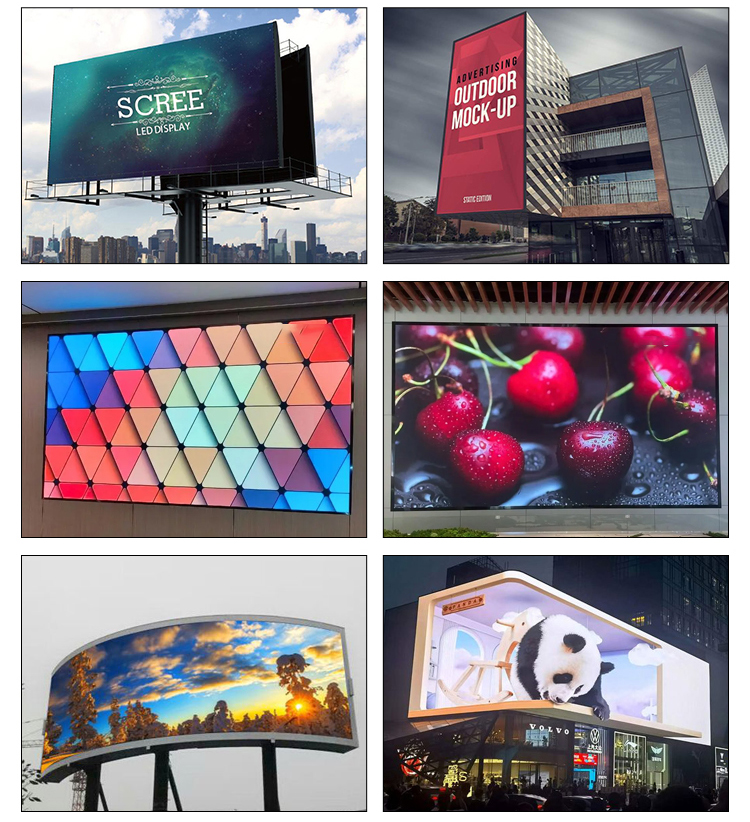 P6 LED Video Wall Panels Outdoor Fixed LED Display Screen 576*576mm Cabinet Size