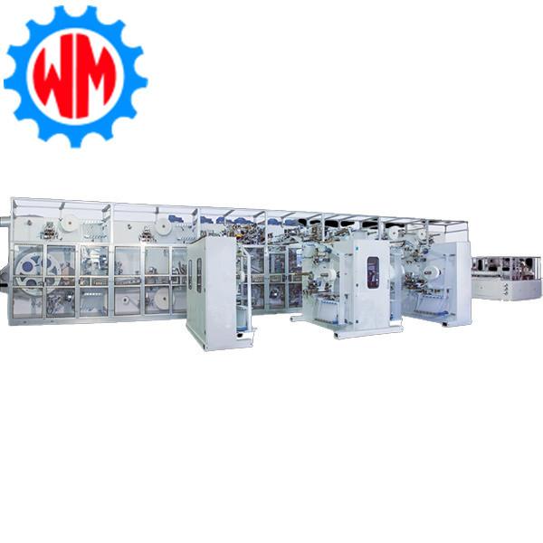 Streamlined Production Process Big Ring Waist Baby Diaper Making Machinery