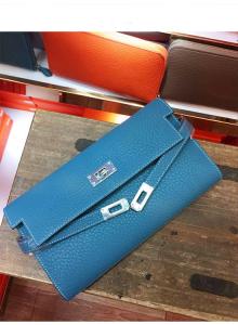 China OEM high quality jeans blue women soft calfskin brand name purse designer purse passport wallet card wallets LR-W02-23 on sale