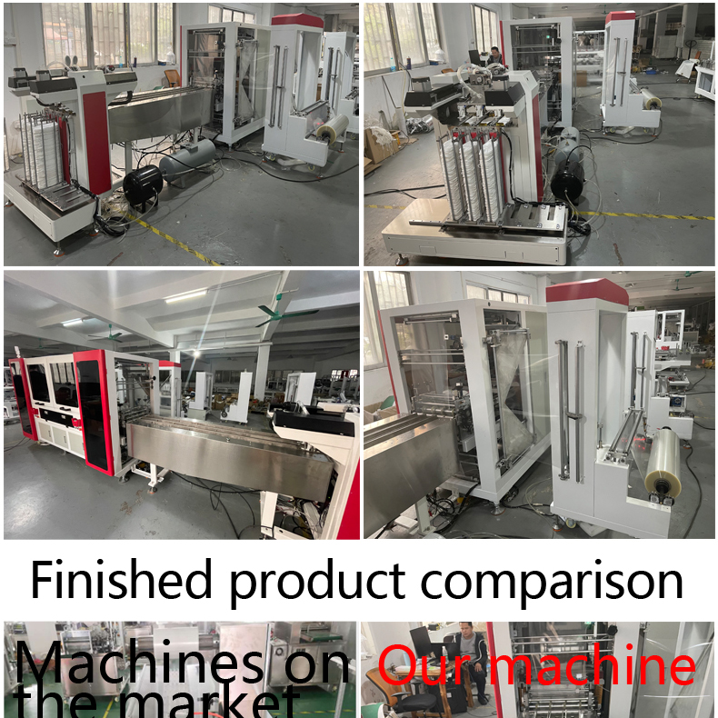 High speed 150 pcs/min medical mask packaging machine KF94 medical mask packaging machine