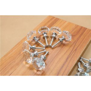 Crystal Door Knobs Cabinet Pulls Drawer Furniture Handles Hardware