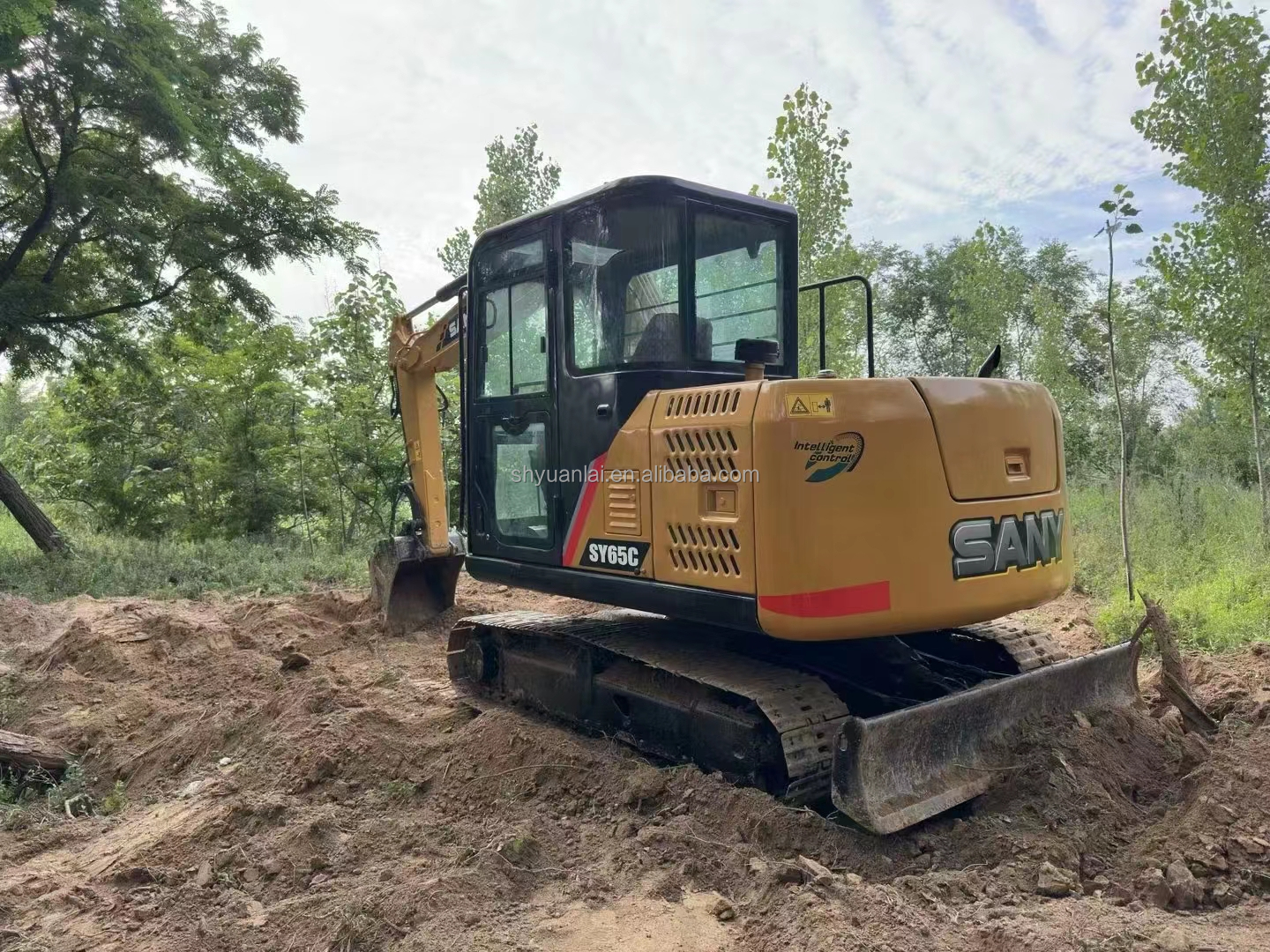 Low Working Sany Sy65c Used Excavator with Excellent Performance and Original Color