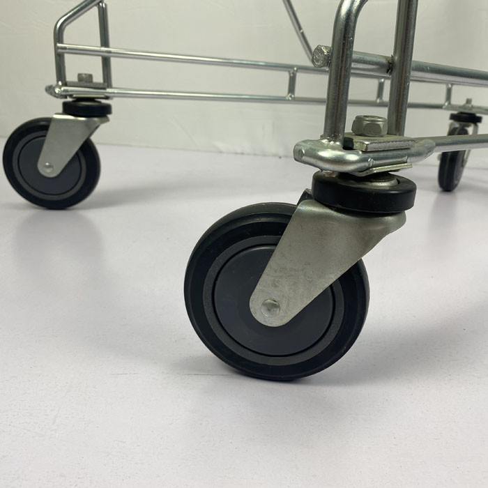 Grey 240L Supermarket Grocery Cart Australian Supermarket Metal Shopping Trolley