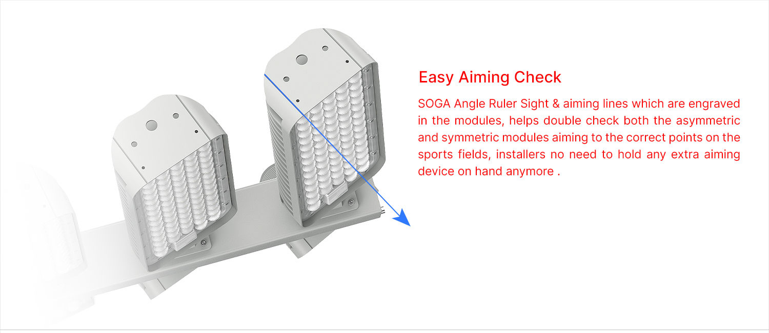 25000lm Led Airport Light 3000k-6000k Color Temperature