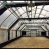 Buy cheap Single Span Black Out Greenhouse Light Deprivation Single Arch Tunnel Greenhouse from wholesalers