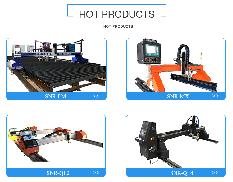Black Gantry Cnc Plasma Cutting Machine 2500x6000mm SNR-QL4