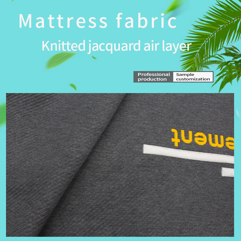 Spring Double Sided Knitted Jacquard Fabric For Mattress , Spun Yarn