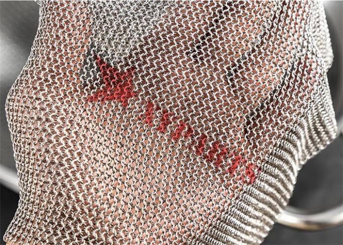 Ss316 Welded Chain Mail Scrubber Kitchen Tools Cleaner