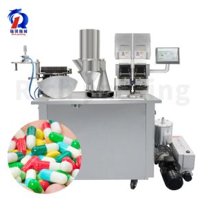 China Double Loader Semiauthomatic Capsule Fill Machine Capsule Filling Machine on sale
