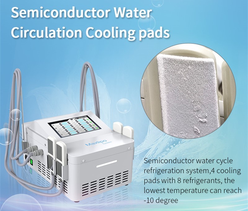 Ems Fat Reduce Cryo Plate Machine With 4 Cooling Pads