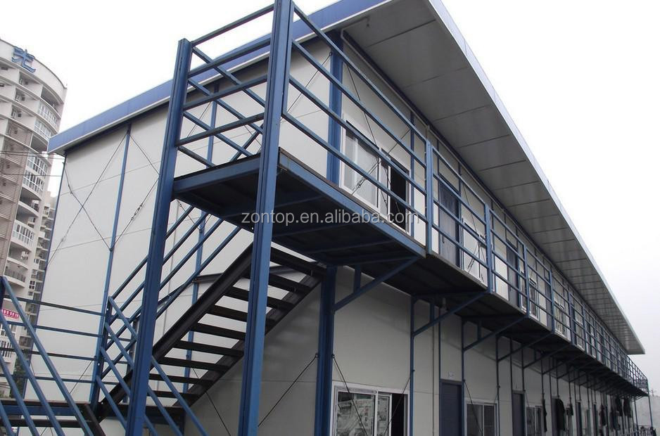 Zontop new design small low cost fast build ready quick concrete 20 ft 40 ft glass containre K -type Prefab K house ho
