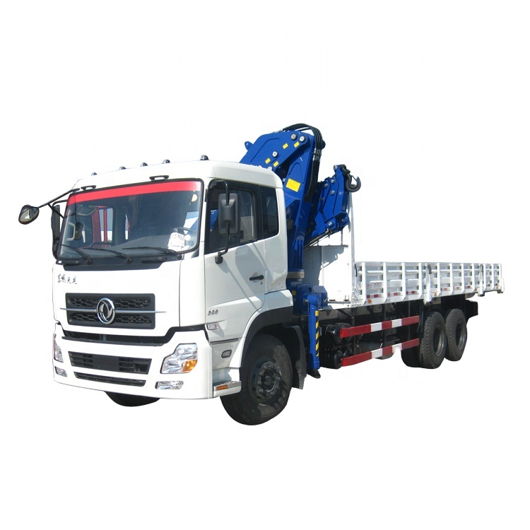 15 Ton Lifting Capacity Dongfeng 6X4 Mounted Truck Crane Diesel Fuel Type Folding Arm