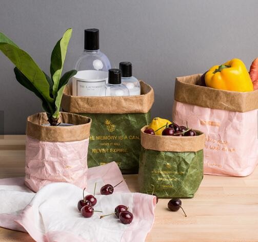 Custom Tyvek Paper Zipper Cosmetic Makeup Bag With Leather Handle,untearable tyvek zipper cosmetic bag,Environmentally f