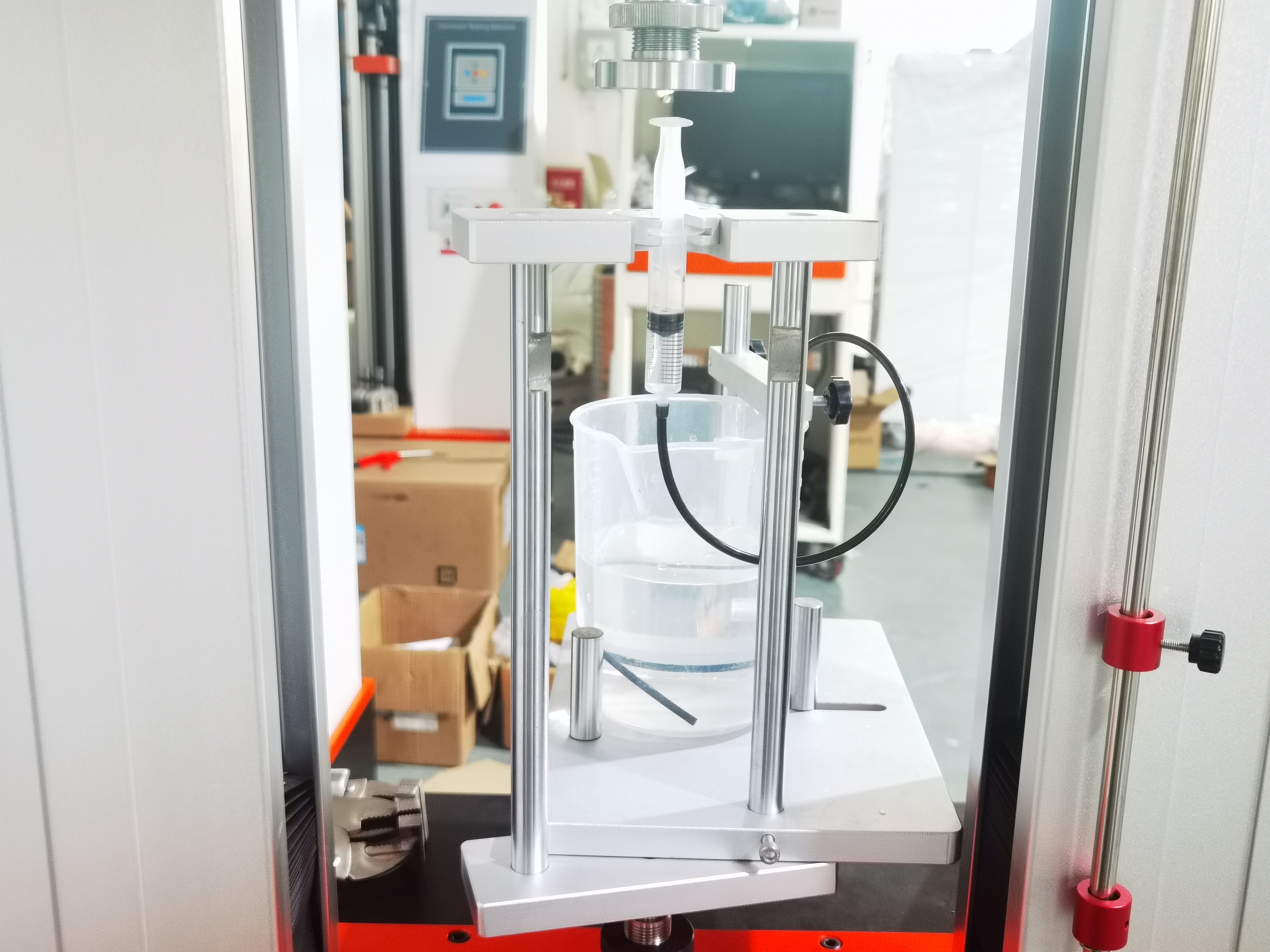 Corresponding Universal Testing Machine ISO 7886-1 For Electronic Syringe Barrel Piston
