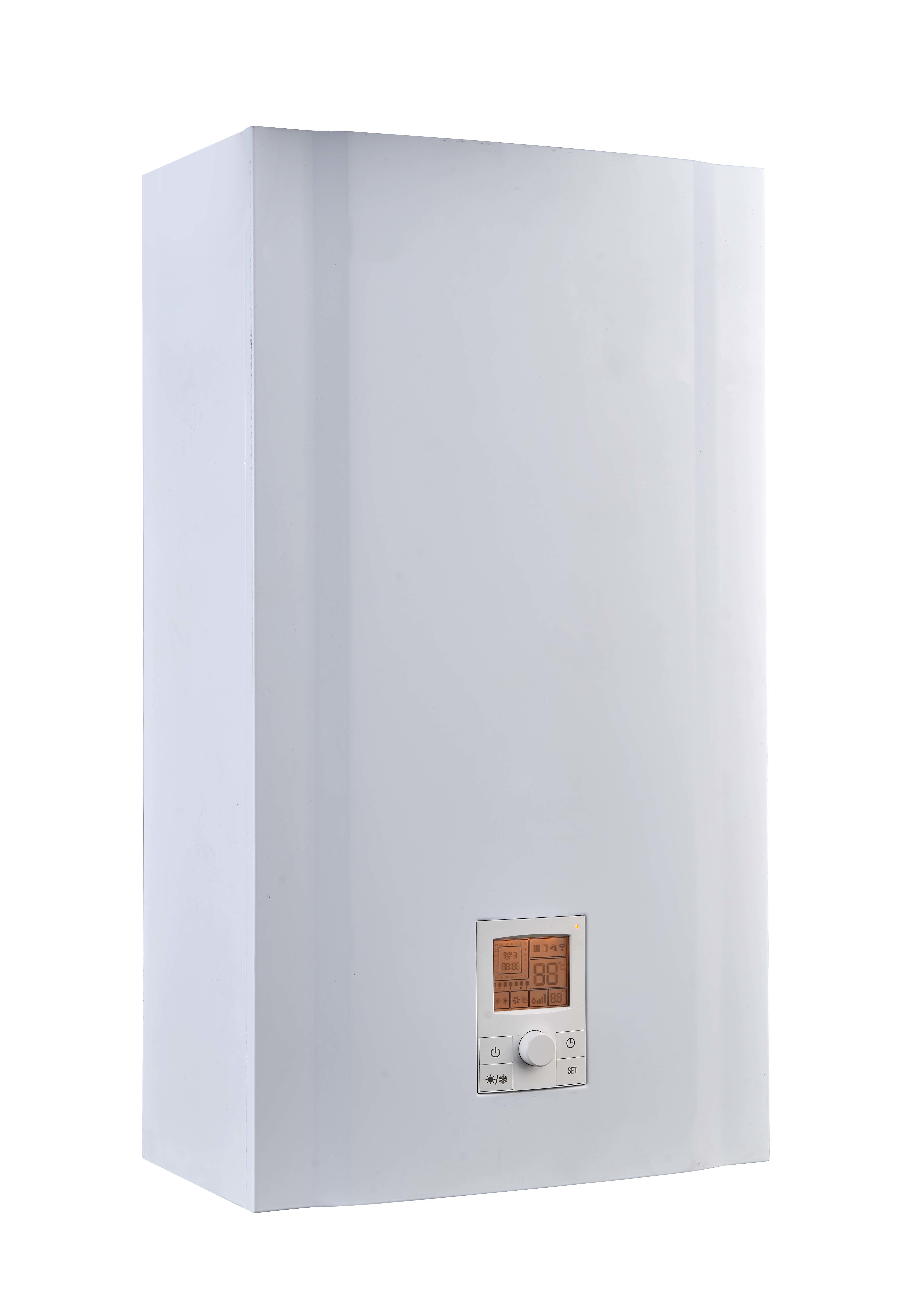20KW Wall Hung Boiler Natural Gas Tankless Water Heater Residential Multiple Points