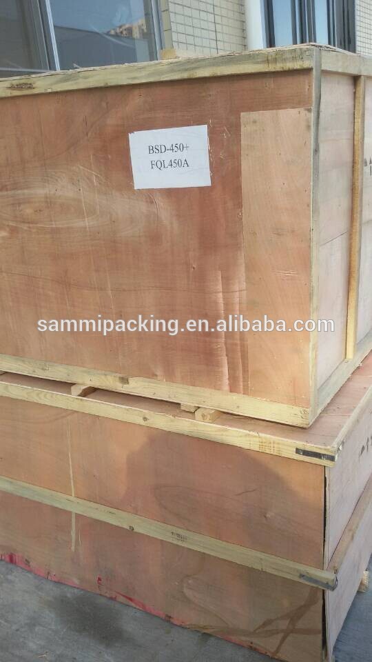 New design 2 in 1 L bar sealer L type sealing cutting machine and BS-A450 heat shrink tunnel packaging machine